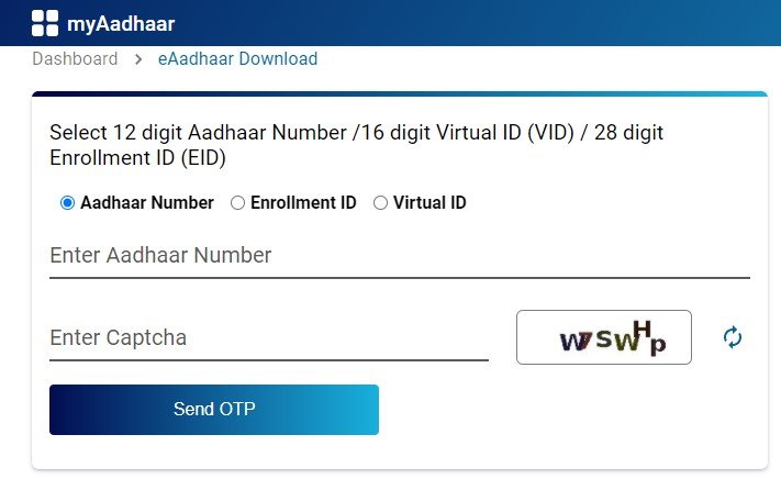 E Aadhar Card Download PDF, uidai.gov.in Aadhaar Card Online