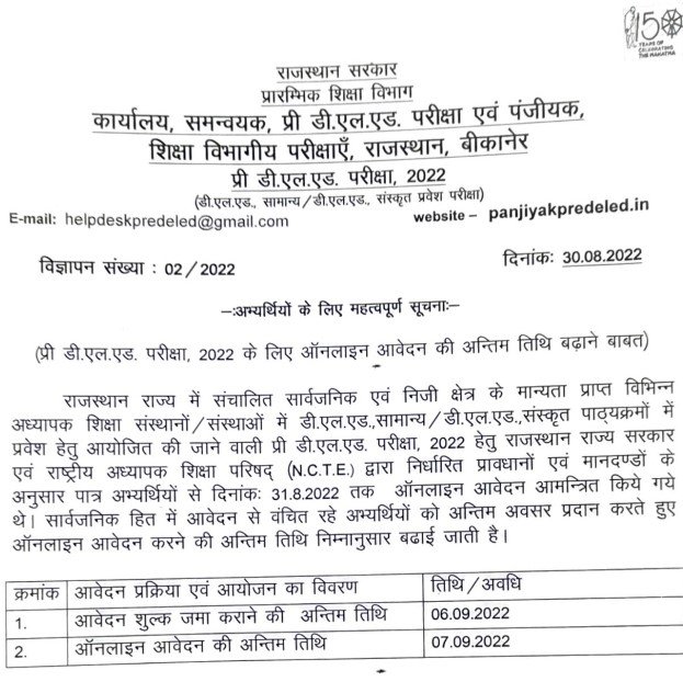 Rajasthan BSTC 2022 Application Form, Pre DELED Exam Form, Notification, Apply Online